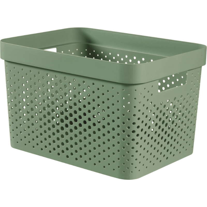 Curver Kaste Infinity Recycled 17L 36x27x22cm zaļa