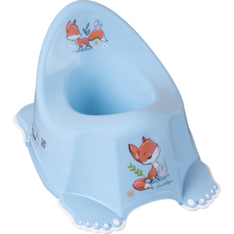 Tega Baby Podiņš neslīdošs FOREST FAIRYTALE light blue FF-001-108