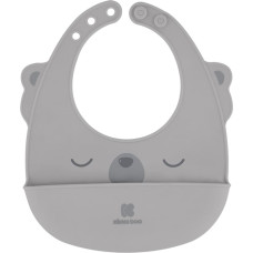 Silicone bib Grey