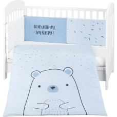 Bedding set 2pcs EU Style 60/120 Bear with me Blue