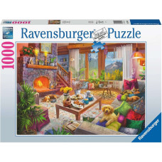 Ravensburger Puzzle Cozy Cabin 1000p 17495