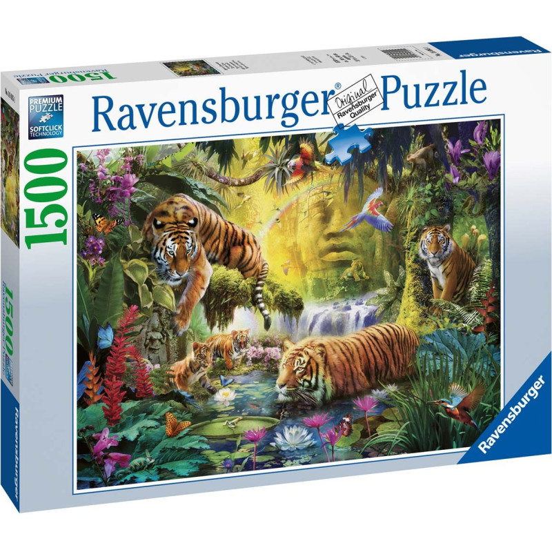 Ravensburger Puzzle Tranquil Tigers 1500p 16005