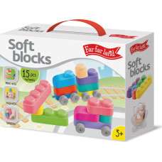 FAR FAR LAND silicon soft block set (15 elements + 12 wheels) F-04032