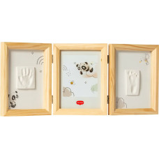 Tiny Love Double Frame puinen vauvan käden- ja jalanjälkisarja – 3333166081