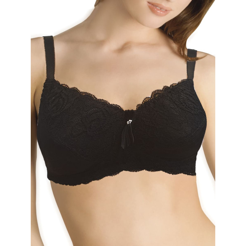 Tonus Elast 0407-03 ”Sofija” elastinen lääketieteellinen/kuntoutusrintaliivi Black N3 (C85)