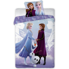 FARO Vuodevaatesetti Frozen 002W 160x200 + 70x80 cm, puuvilla