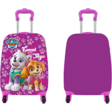 Nickelodeon Paw Patrol lasten matkalaukku, vaaleanpunainen, 16"