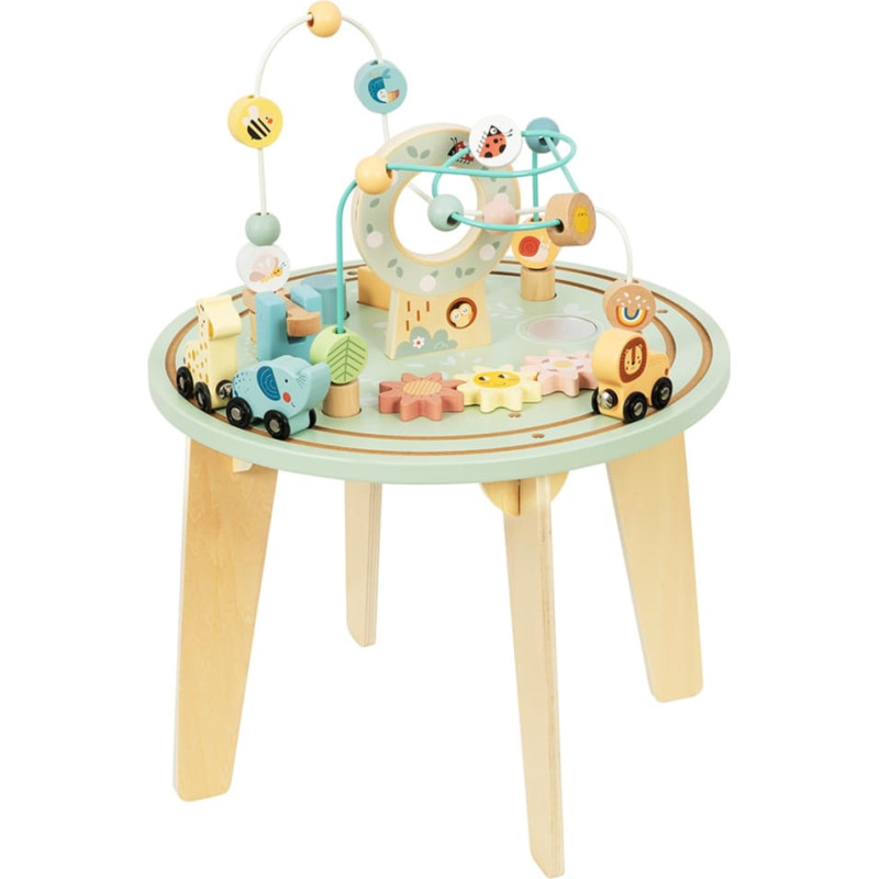 Tooky Toy puinen aktiviteettipöytä Montessori moottorisilmukalla