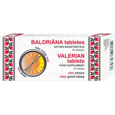 Farmakom VALERIAANA tabletit N40 (150 mg valeriaanan juuren ja juurakon jauhetta)