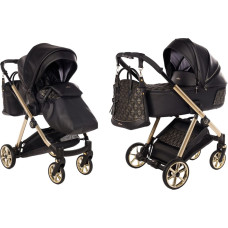 Junama Universal stroller 2 in 1 Ellegante Art Deco 07 Black