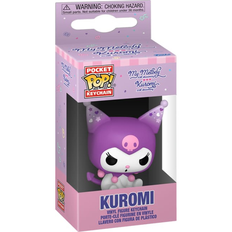 Funko POP! Keychain: Sanrio - Kuromi (20th Anniversary)