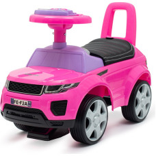 Baby Mix åkbil — 57174 — SUV Prime — lädersäte — gummihjul — rosa