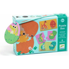 DJECO Kaksiosainen palapeli – Munat (12 kpl) DJ08193