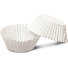 Guardini Kēksiņu papīra formiņas 100 gab. baltas Easy Bake Bio Ø7x3cm