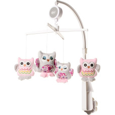 4Baby Karuselis OWLS pink 4BABY OP08