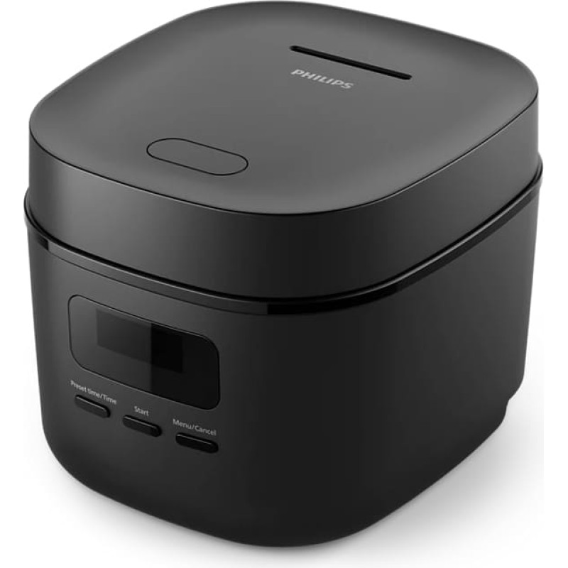 Philips 3000-sarjan Mini riisinkeitin, Black - HD3080/80