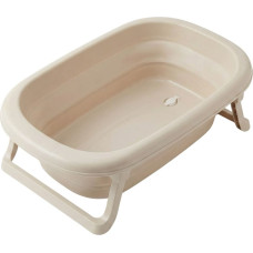 Taitettava vauvan kylpyamme poistolla, beige Tega Baby FB-004-119