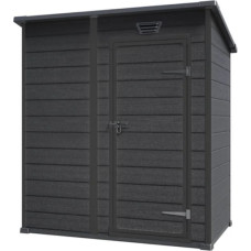 Keter trädgårdsskjul Essential Shed 6×4, mörkgrå/svart