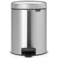 BRABANTIA atkritumu tvertne ar pedāli NewIcon, 5 l, Matt Steel 112645