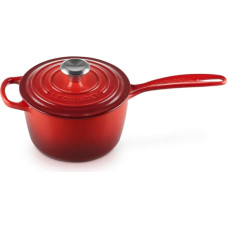 Le Creuset Čuguna mērces katliņš Ø16cm / 1,5L sarkans