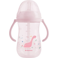 PP cup with silicone straw 300ml Dino World Pink