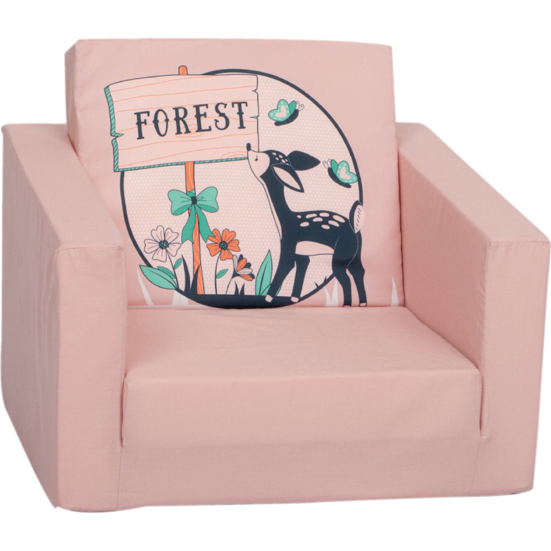 Delta Trade DT5 pehmeä, ulosvedettävä yksipaikkainen lasten nojatuoli, malli DT5-23001