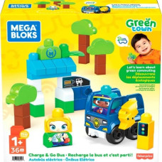 Mega Bloks Green Town & Go Bus rakennussarja