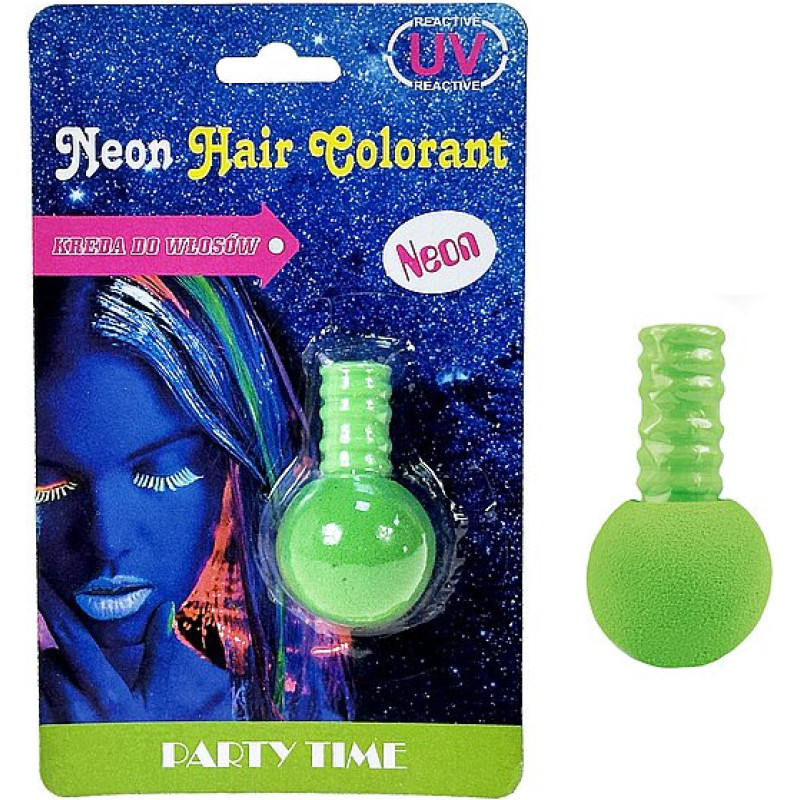 617643 – hiusliitu, neonvihreä