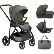 Kikkaboo yleisrattaat 3-in-1 Chiara Army Green