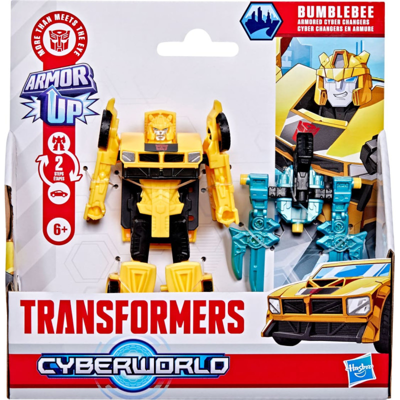 Transformers Cyberworld hahmo ”Armored Cyber Changers”, 10 cm