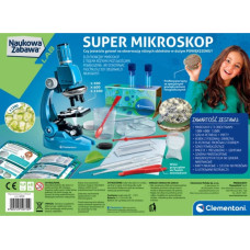 Clementoni Naukowa Zabawa Lab 50755 – Supermikroskooppi
