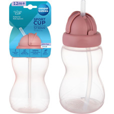 Canpol 56/109_pin2 juomapullo taitettavalla silikonipillillä 270 ml – vaaleanpunainen