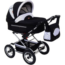 Baby Fashion FANARI Universal stroller 2in1, 119 black+dots