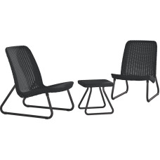 Keter Dārza mēbeļu komplekts Rio Patio Set pelēks