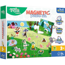 Trefl 93166 Puzzle magnetyczne - Treflikowy dzień