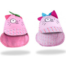 Yo Baby Cepure ar kakla daļu PINK CAT 40-42 cm CLE-097-izpārdošana