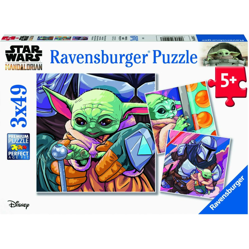 Ravensburger Puzzle The Mandalorian 3 x 49 Pc Puzzle 5241