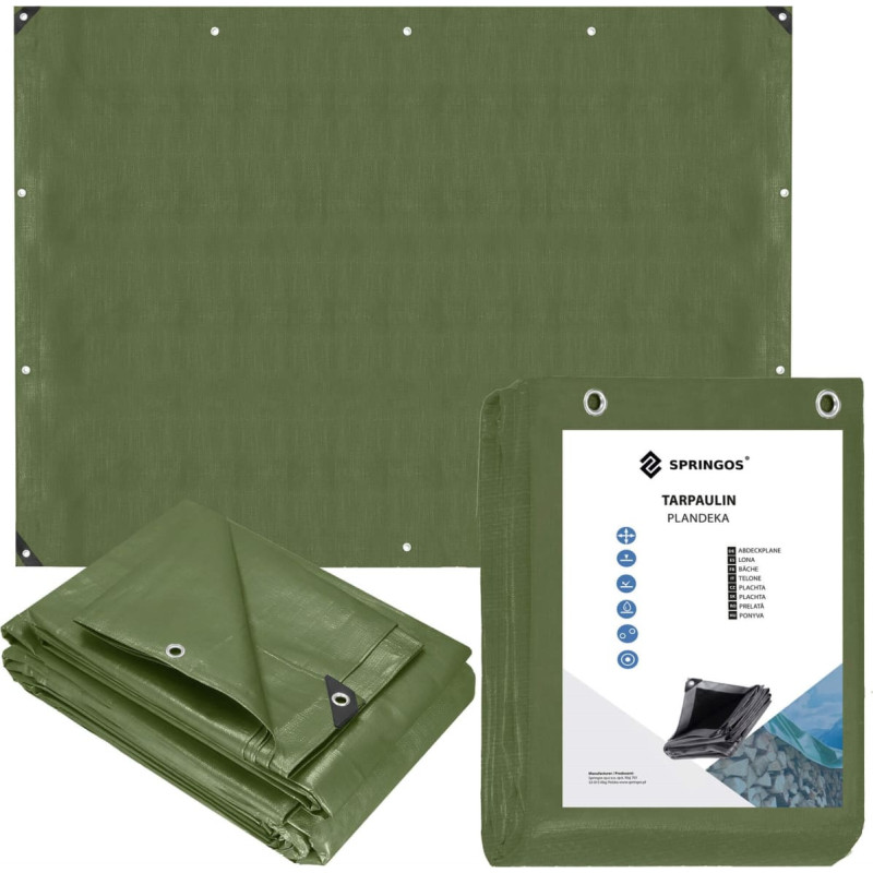 Springos Brezents Springos GA2129 4x7m 120g/m2