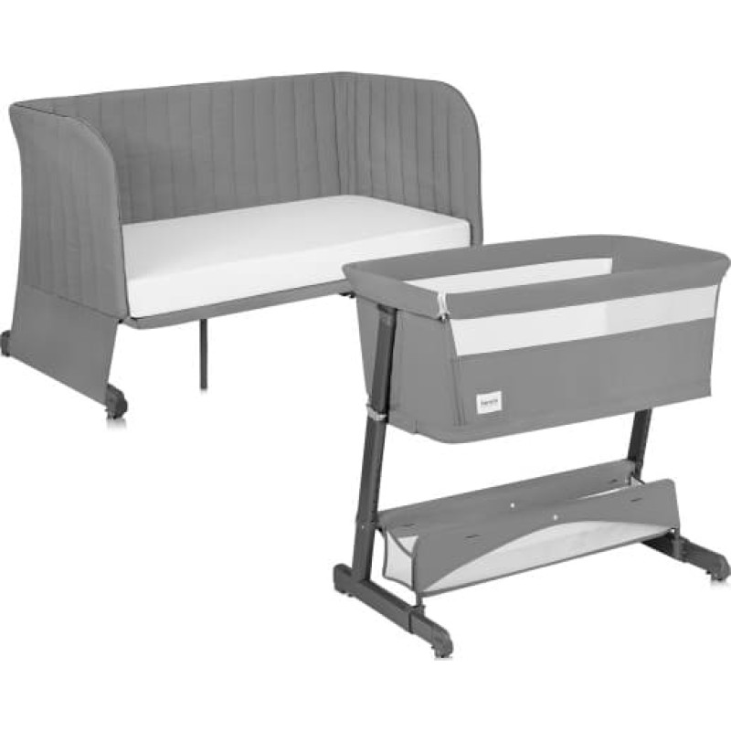 Lionelo monitoiminen vauvansänky Thomi Plus Grey Concrete