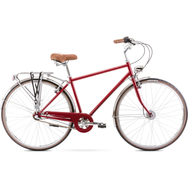 Romet polkupyörä ROMET Vintage Classic M, punainen (L)