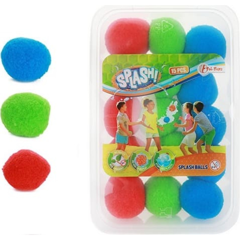 Splash vesipommit – 5 cm, 15 kpl