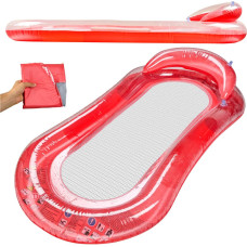 BESTWAY 43103 puhallettava uima-altaan patja verkolla, punainen väri