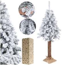 Springos Artificial Christmas tree with snow Springos CT0202 on trunk 180 cm