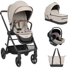 Stroller 3in1 with carrycot Mia Beige 2026