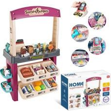 Woopie – supermarket-leikkisetti jäätelöillä ja makeisilla, valo, ääni + 55 tarviketta