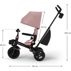 Kinderkraft kolmipyörä AVEO 2 Plus, vaaleanpunainen