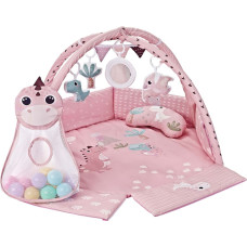 Tinymini CC9881 kehittävä leikkimatto Dino Pink
