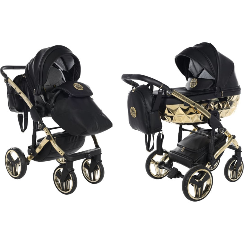 Junama Yhdistelmävaunut 2 in 1 HandCraft 05 black/gold