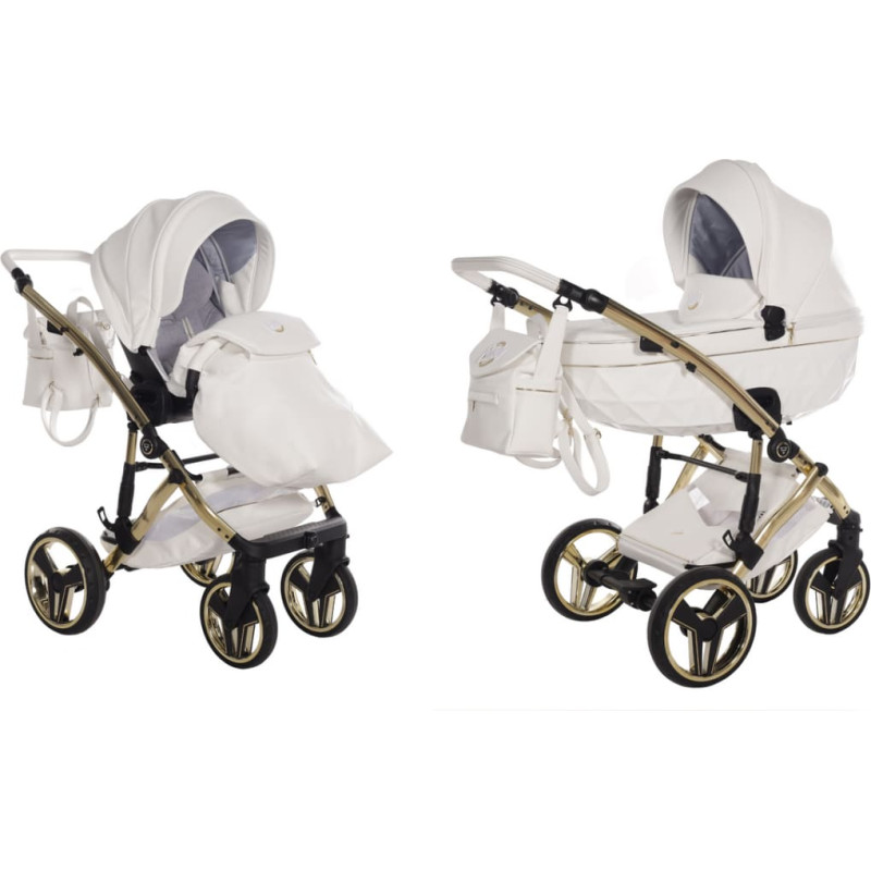 Junama Universal stroller 2 in 1 Candy Premium 02 White