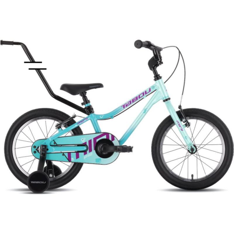 Tabou Children's bicycle TABOU Miss FR, 14" mint-purple